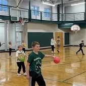 kids playing dodgeball