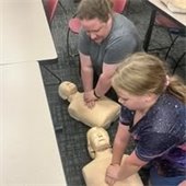 Hands Only CPR & AED Training on May 7. 30 Minute Sessions from 6:00-8:30pm
