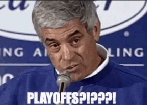 Jim Mora saying playoffs??