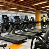 Cardio equipment in the Chaska Community Center Fitness Area