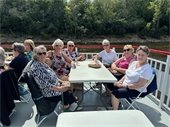 Ladies enjoying the River Boat Cruise on August 29.