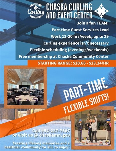 Chaska Curling and Event Center Employment Opportunities