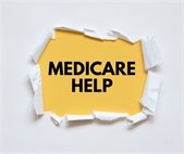A sign that says "Medicare Help"