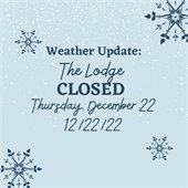 The Lodge for Active Older Adults Closed on Thursday, December 22.
