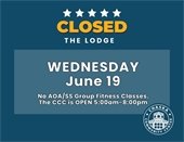 The Lodge closed on Wednesday, June 19.