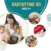 Babysitter taking care of kids