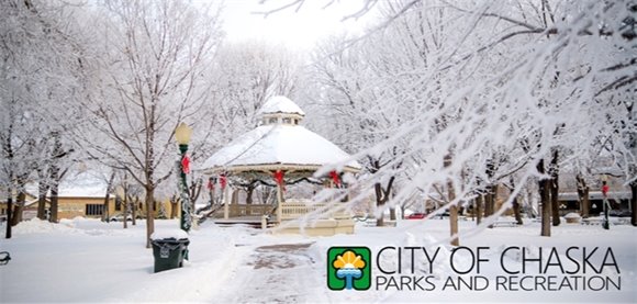 Chaska City Square Park in Winter
