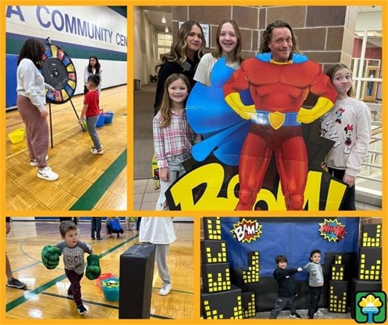 people having fun at the Chaska Community Center Spring Carnival