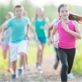 kids running