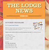 Lodge October Newsletter