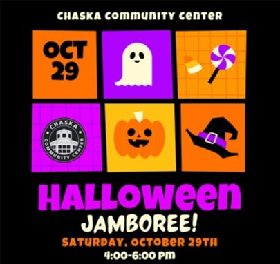 Halloween Jamboree- Saturday, October 29; 4:00-6:00pm