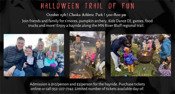 Halloween Trail of Fun- Saturday, October 15, 5:00-8:00pm