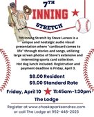 7th Inning Stretch on Friday, October 10 from 11:45am-1:30pm.