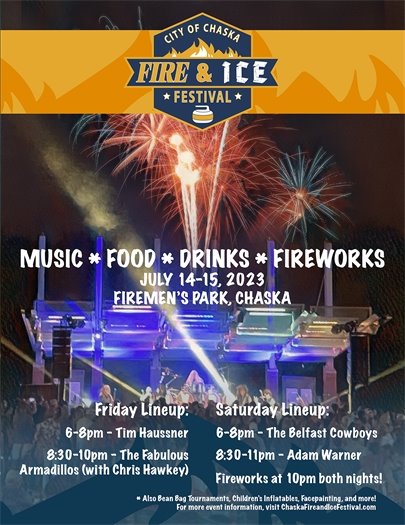 Chaska Fire and Ice Festival- July 14 and 15