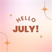 Image of Hello July Graphic