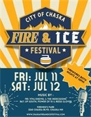 Fire & Ice Community Festival on Friday, July 11 and Saturday, July 12.  Fireworks at 10pm.  Live Music, Drinks, and Food.
