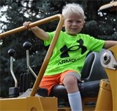 Image of boy on a truck