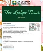 Image of the Lodge August Newsletter