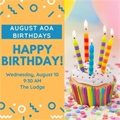 August Birthday Celebration August 10