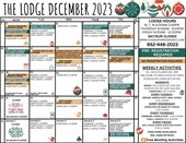 Image of 2023 Lodge December Calendar