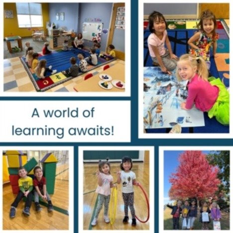 Preschool kids playing at preschool