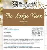 Image of Front Page of Lodge January News