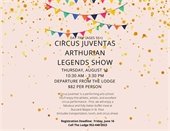 Flyer of Circus Juventas Trip on Thursday, August 10.