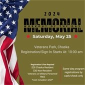 Memorial Workout of the Day, Saturday, May 25, 10:00am, Veteran's Park in Chaska