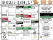 Image of December Lodge Calendar 2022